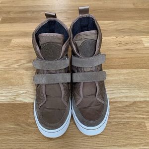 DKNY Wedge Sneaker with Velcro Straps